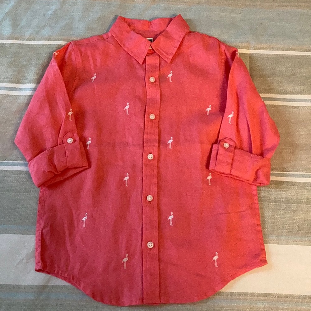 NWT Janie & Jack Linen Shirt 🦩